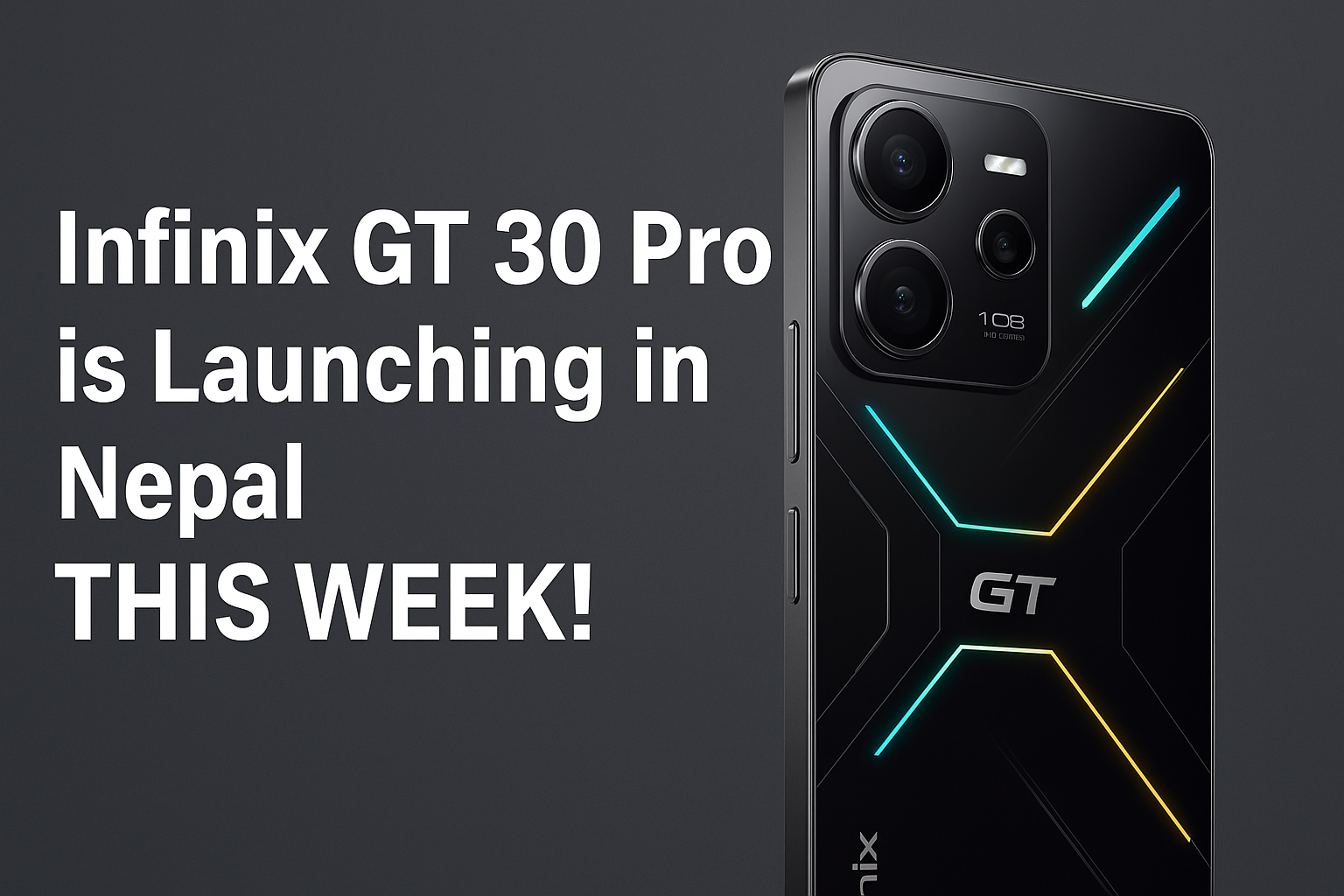 Infinix GT 30 Pro with Dimensity 8350 Ultimate is Launching in Nepal THIS WEEK!