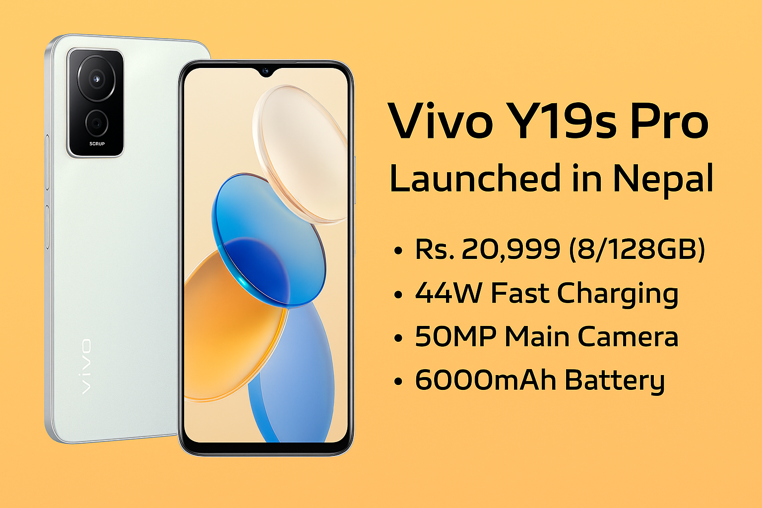 Vivo Y19s Pro Hits Nepalese Market with 44W Fast Charging and Massive 6000mAh Battery